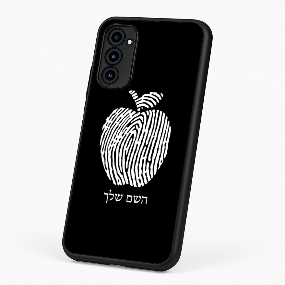 כיסוי בעיצוב אישי עם השם שלך לדגם - Motorola G96 בעיצוב הדפס תפוח