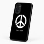 כיסוי בעיצוב אישי עם השם שלך לדגם - Motorola G96 בעיצוב סמל השלום