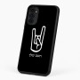 כיסוי בעיצוב אישי עם השם שלך לדגם - Motorola G96 בעיצוב יד סלע