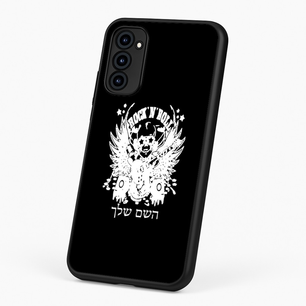 כיסוי בעיצוב אישי עם השם שלך לדגם - Motorola G96 בעיצוב רוקנרול