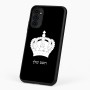 כיסוי בעיצוב אישי עם השם שלך לדגם - Motorola G96 בעיצוב כתר מלכותי