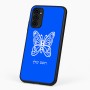 כיסוי בעיצוב אישי עם השם שלך לדגם - Motorola G96 בעיצוב פרפר