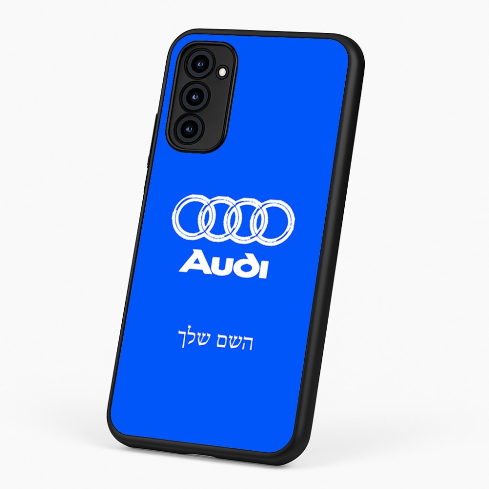 כיסוי בעיצוב אישי עם השם שלך לדגם - Motorola G96 בעיצוב אאודי