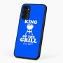 כיסוי בעיצוב אישי עם השם שלך לדגם - Motorola G96 בעיצוב מלך הגריל