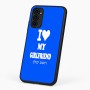 כיסוי בעיצוב אישי עם השם שלך לדגם - Motorola G96 בעיצוב אוהב את החברה שלי
