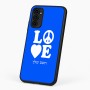 כיסוי בעיצוב אישי עם השם שלך לדגם - Motorola G96 בעיצוב אהבה