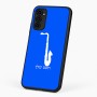 כיסוי בעיצוב אישי עם השם שלך לדגם - Motorola G96 בעיצוב סקסופון