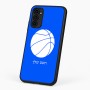 כיסוי בעיצוב אישי עם השם שלך לדגם - Motorola G96 בעיצוב כדורסל