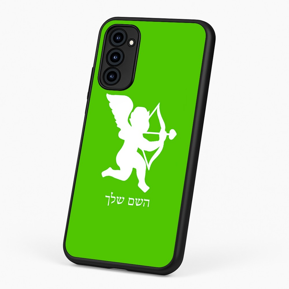 כיסוי בעיצוב אישי עם השם שלך לדגם - Motorola G96 בעיצוב קופידון