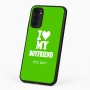 כיסוי בעיצוב אישי עם השם שלך לדגם - Motorola G96 בעיצוב אוהבת את החבר שלי