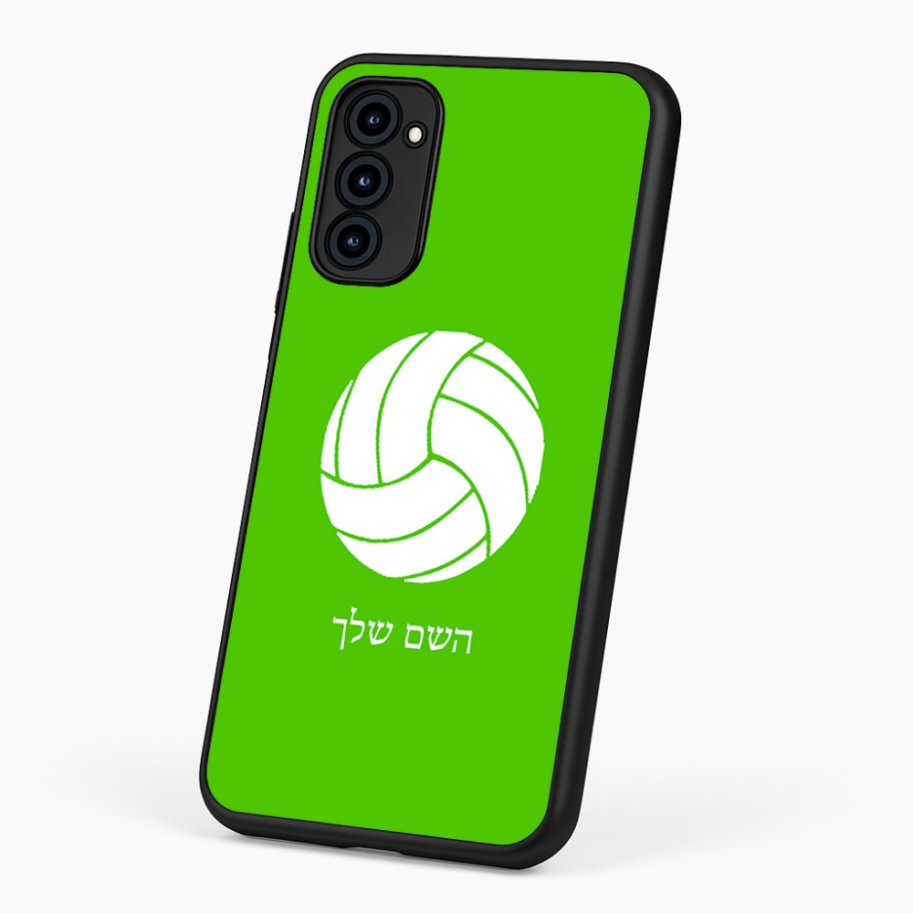 כיסוי בעיצוב אישי עם השם שלך לדגם - Motorola G96 בעיצוב כדור כדורעף