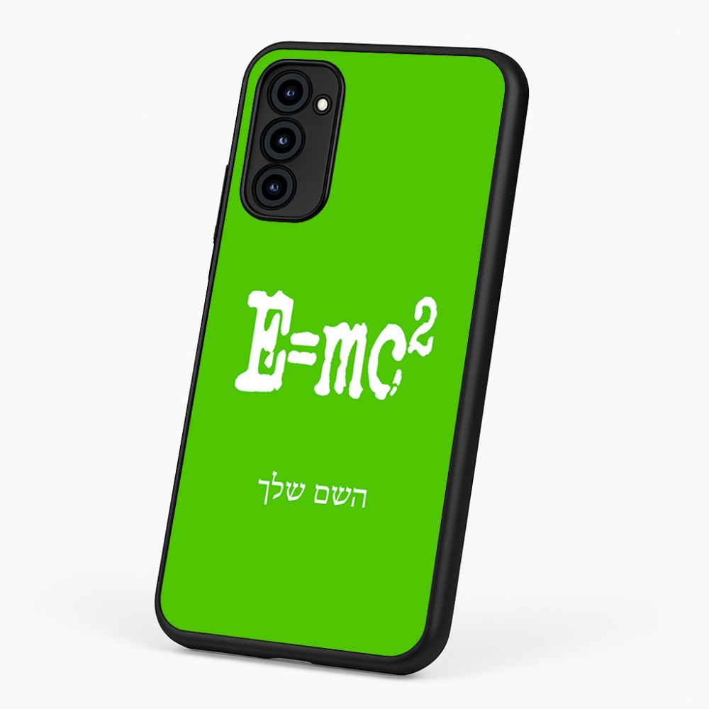 כיסוי בעיצוב אישי עם השם שלך לדגם - Motorola G96 בעיצוב נוסחת אלברט איינשטיין