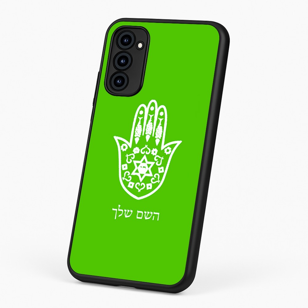 כיסוי בעיצוב אישי עם השם שלך לדגם - Motorola G96 בעיצוב חמסה - קבלה