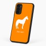 כיסוי בעיצוב אישי עם השם שלך לדגם - Motorola G96 בעיצוב סוס