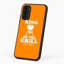 כיסוי בעיצוב אישי עם השם שלך לדגם - Motorola G96 בעיצוב מלך הגריל