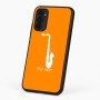 כיסוי בעיצוב אישי עם השם שלך לדגם - Motorola G96 בעיצוב סקסופון