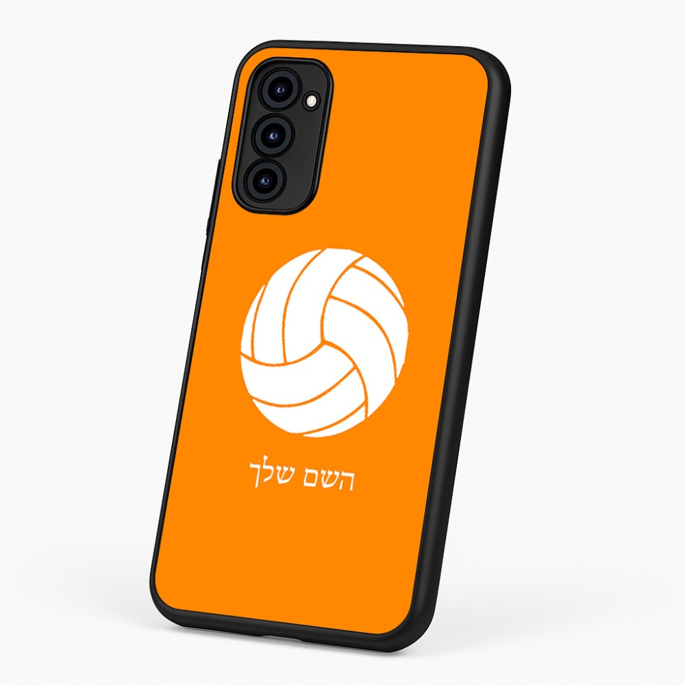 כיסוי בעיצוב אישי עם השם שלך לדגם - Motorola G96 בעיצוב כדור כדורעף