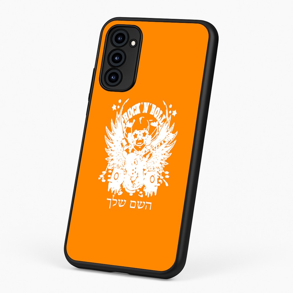 כיסוי בעיצוב אישי עם השם שלך לדגם - Motorola G96 בעיצוב רוקנרול