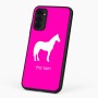כיסוי בעיצוב אישי עם השם שלך לדגם - Motorola G96 בעיצוב סוס