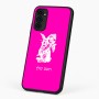 כיסוי בעיצוב אישי עם השם שלך לדגם - Motorola G96 בעיצוב ארנב מחזיק גזר
