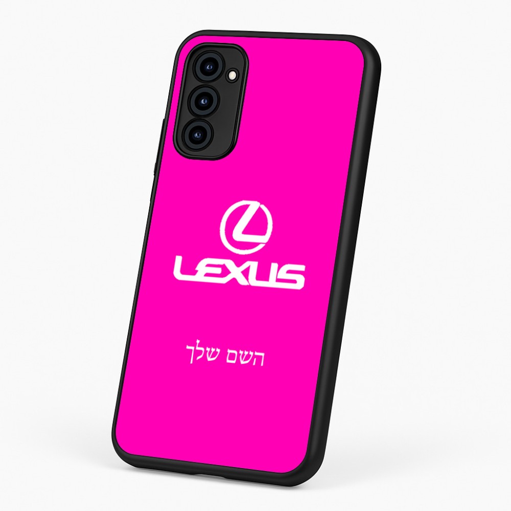 כיסוי בעיצוב אישי עם השם שלך לדגם - Motorola G96 בעיצוב לקסוס