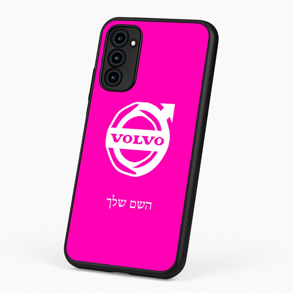 כיסוי בעיצוב אישי עם השם שלך לדגם - Motorola G96 בעיצוב וולוו