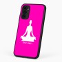 כיסוי בעיצוב אישי עם השם שלך לדגם - Motorola G96 בעיצוב אימון יוגה