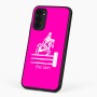 כיסוי בעיצוב אישי עם השם שלך לדגם - Motorola G96 בעיצוב רוכב סוסים