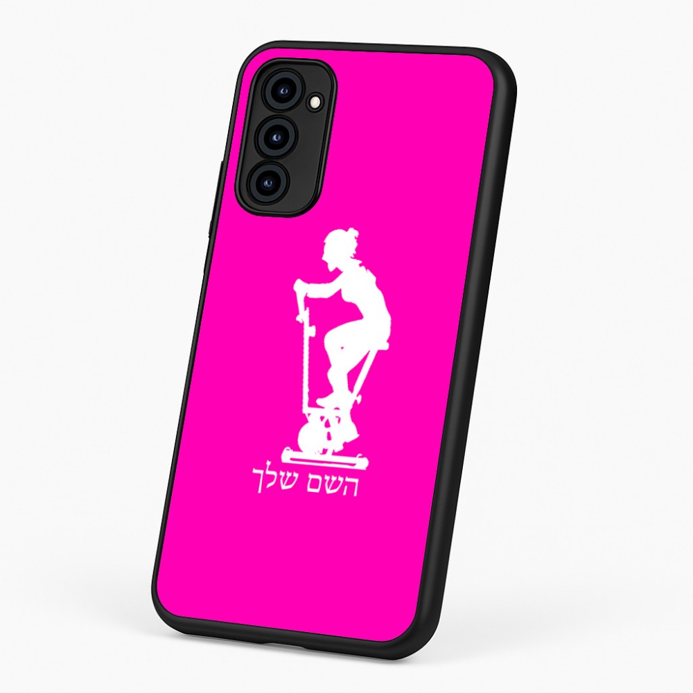 כיסוי בעיצוב אישי עם השם שלך לדגם - Motorola G96 בעיצוב אימון ספינינג - אישה