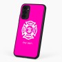 כיסוי בעיצוב אישי עם השם שלך לדגם - Motorola G96 בעיצוב כבאי - תגית