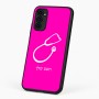 כיסוי בעיצוב אישי עם השם שלך לדגם - Motorola G96 בעיצוב סטטוסקופ רופא