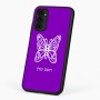 כיסוי בעיצוב אישי עם השם שלך לדגם - Motorola G96 בעיצוב פרפר