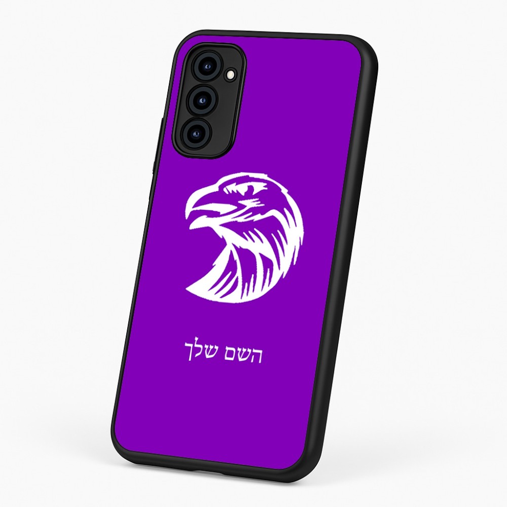 כיסוי בעיצוב אישי עם השם שלך לדגם - Motorola G96 בעיצוב ראש נשר