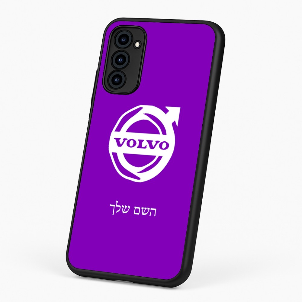 כיסוי בעיצוב אישי עם השם שלך לדגם - Motorola G96 בעיצוב וולוו