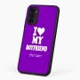 כיסוי בעיצוב אישי עם השם שלך לדגם - Motorola G96 בעיצוב אוהבת את החבר שלי
