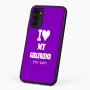 כיסוי בעיצוב אישי עם השם שלך לדגם - Motorola G96 בעיצוב אוהב את החברה שלי