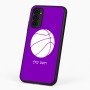 כיסוי בעיצוב אישי עם השם שלך לדגם - Motorola G96 בעיצוב כדורסל
