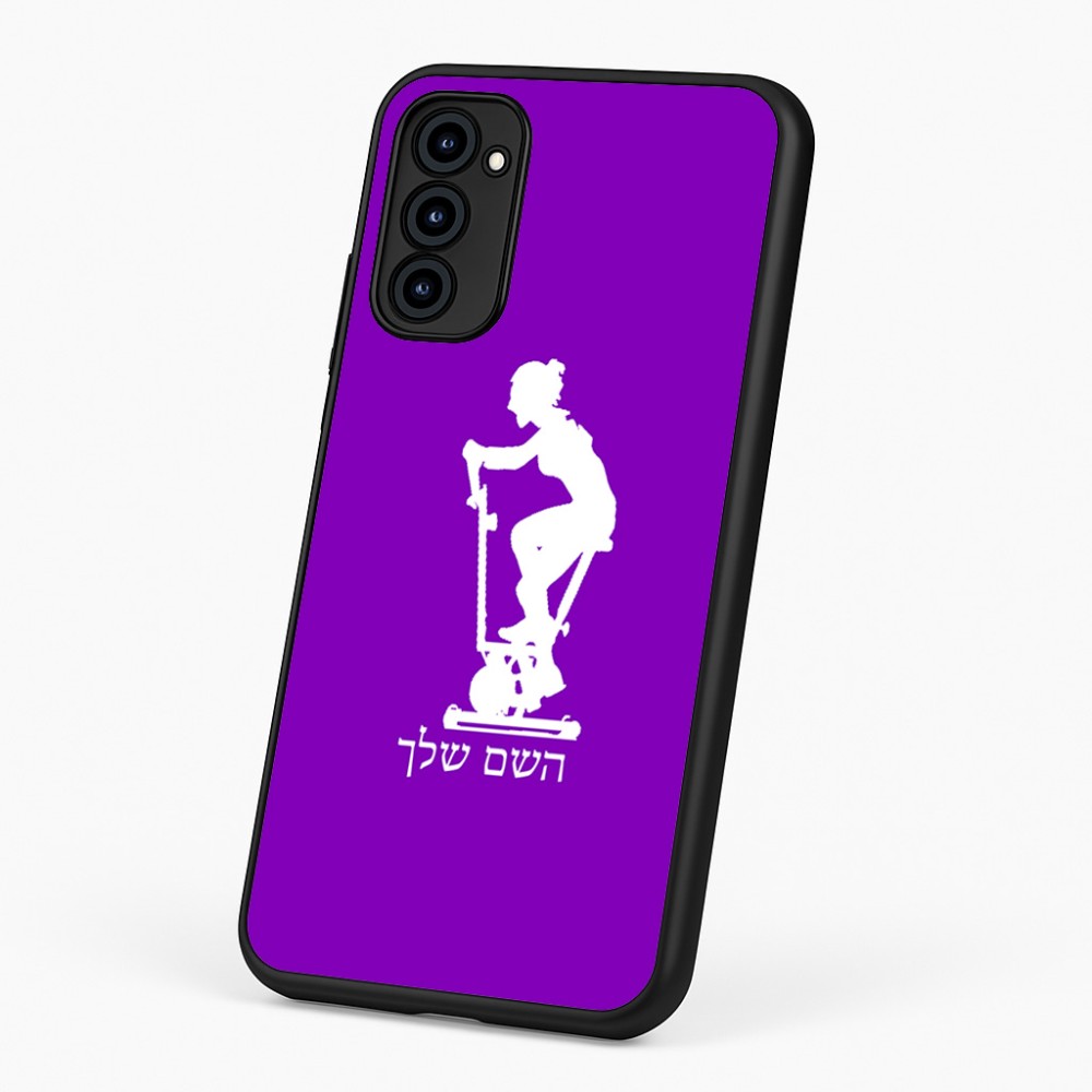 כיסוי בעיצוב אישי עם השם שלך לדגם - Motorola G96 בעיצוב אימון ספינינג - אישה