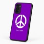 כיסוי בעיצוב אישי עם השם שלך לדגם - Motorola G96 בעיצוב סמל השלום