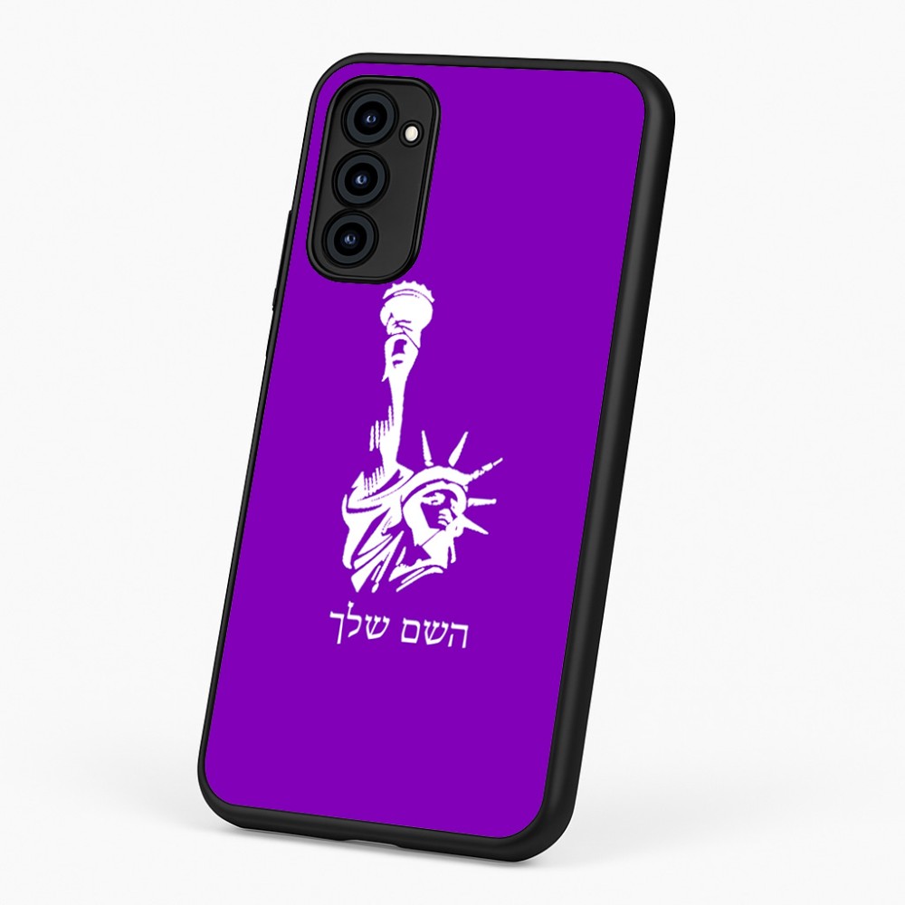 כיסוי בעיצוב אישי עם השם שלך לדגם - Motorola G96 בעיצוב פסל החירות