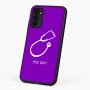 כיסוי בעיצוב אישי עם השם שלך לדגם - Motorola G96 בעיצוב סטטוסקופ רופא