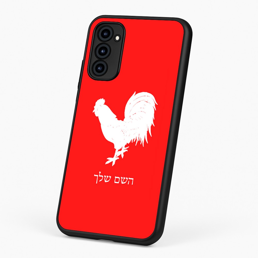 כיסוי בעיצוב אישי עם השם שלך לדגם - Motorola G96 בעיצוב תרנגול