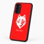 כיסוי בעיצוב אישי עם השם שלך לדגם - Motorola G96 בעיצוב זאב