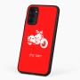כיסוי בעיצוב אישי עם השם שלך לדגם - Motorola G96 בעיצוב הארלי-דיווידסון