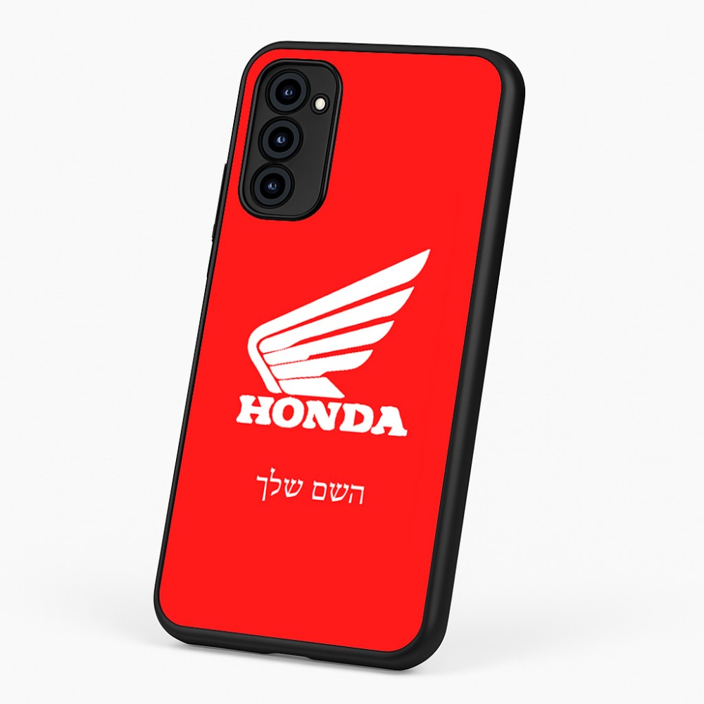 כיסוי בעיצוב אישי עם השם שלך לדגם - Motorola G96 בעיצוב הונדה