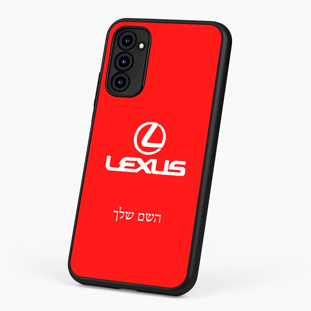 כיסוי בעיצוב אישי עם השם שלך לדגם - Motorola G96 בעיצוב לקסוס