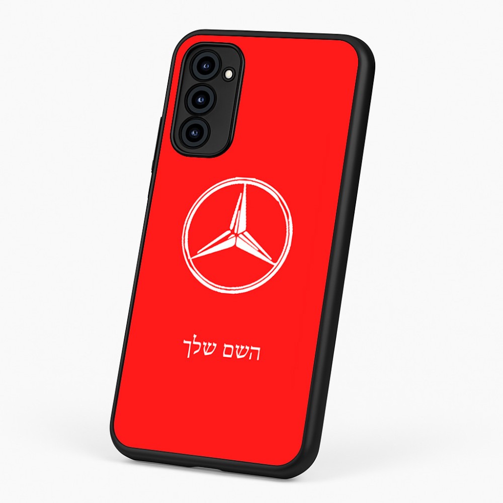 כיסוי בעיצוב אישי עם השם שלך לדגם - Motorola G96 בעיצוב מרצדס-בנץ