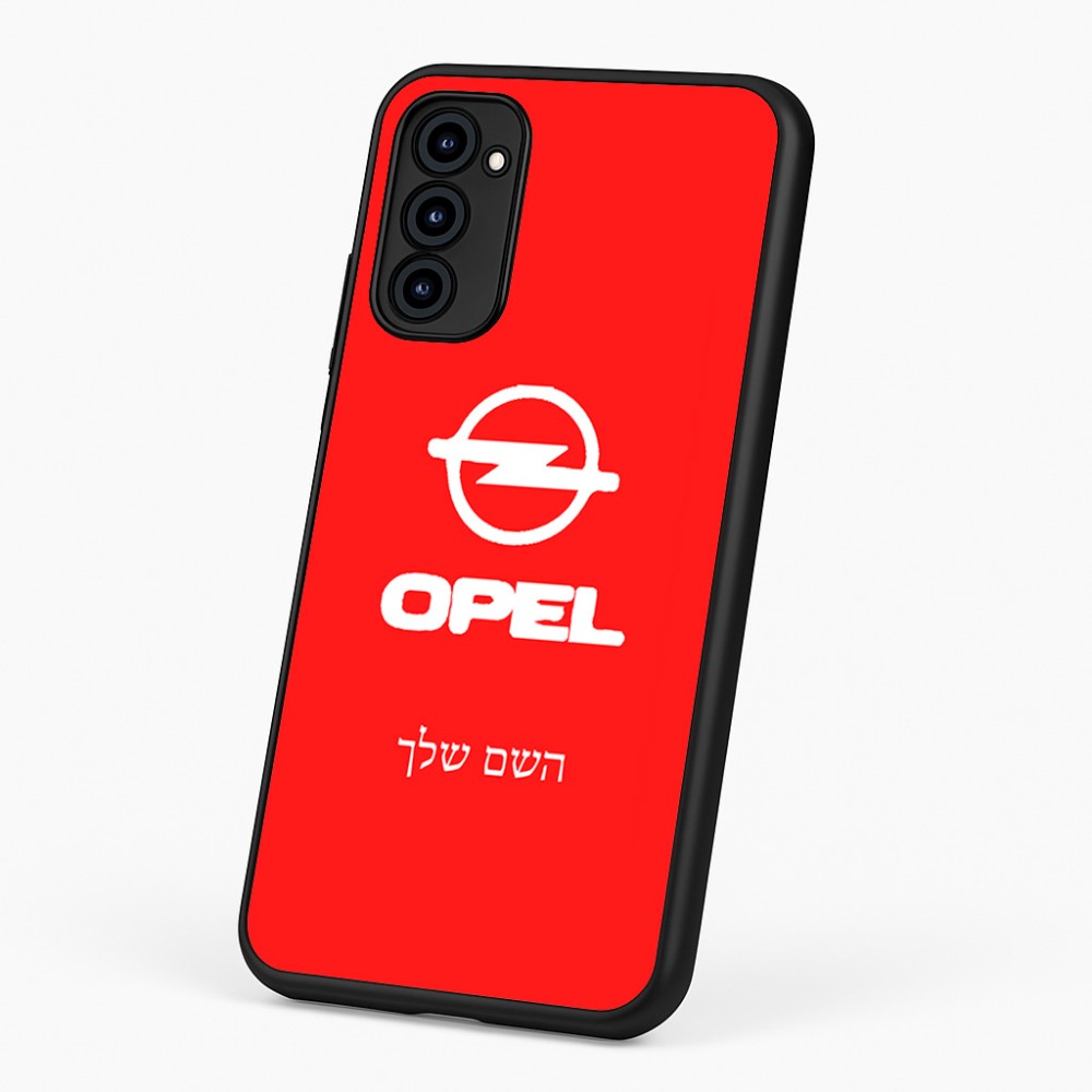 כיסוי בעיצוב אישי עם השם שלך לדגם - Motorola G96 בעיצוב אופל