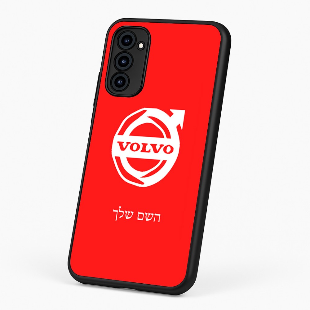כיסוי בעיצוב אישי עם השם שלך לדגם - Motorola G96 בעיצוב וולוו