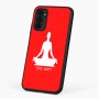כיסוי בעיצוב אישי עם השם שלך לדגם - Motorola G96 בעיצוב אימון יוגה